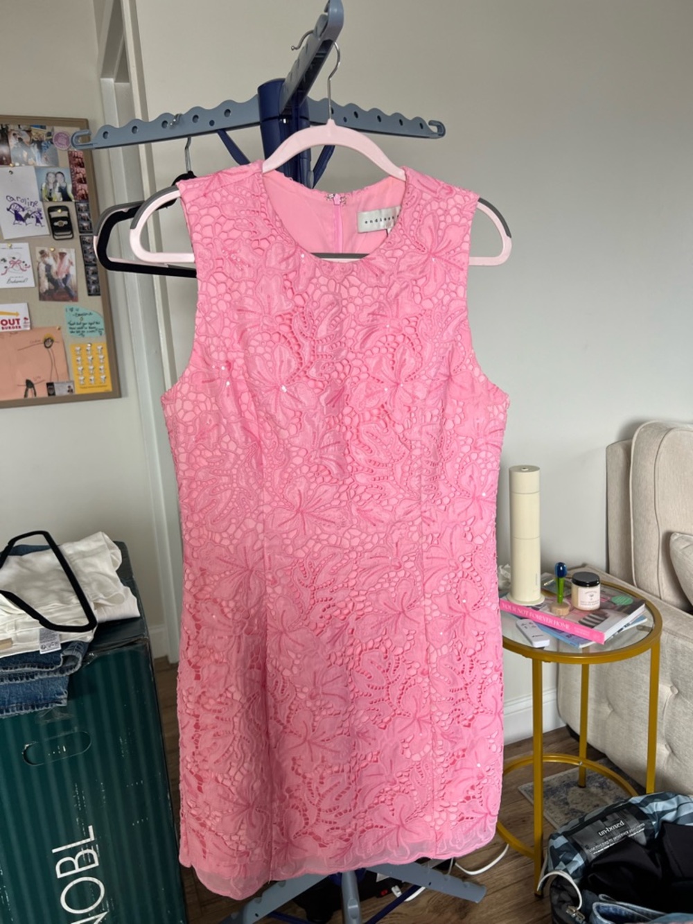 Endless Rose Pink Lace Mini Dress